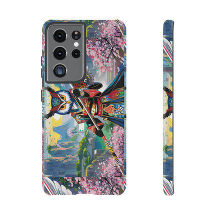 Cyberpunk Samurai Owl Phone Cases