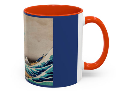 The Great Wave off Kanagawa by Katsushika Hokusai Colorful Mugs (11oz, 15oz)