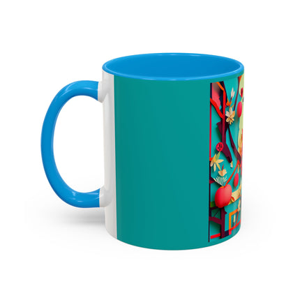 Curious Crow Colorful Mugs (11oz, 15oz)