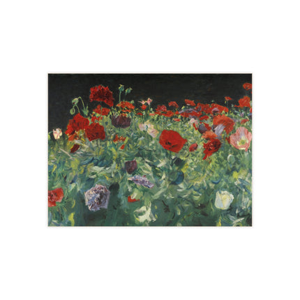 Poppies (A Study of Poppies for Carnation, Lily, Lily, Rose) by John Singer Sargent Ceramic Tile