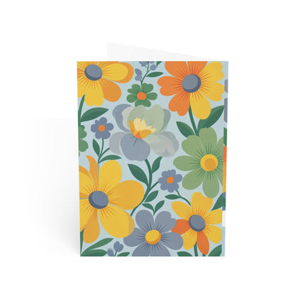 🌼❄️ The Lady Of The Winter Flower Garden Greeting Card – Art Deco Holiday Whimsy