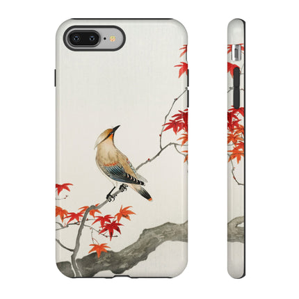 Japanese Bird on Maple by Ohara Koson Phone Cases