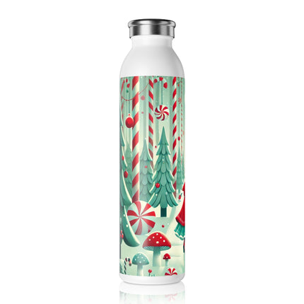 Enchanted Candy Forest Slim Water Bottle