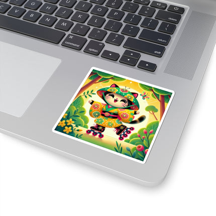 Firefly Dance on Wheels Kiss-Cut Stickers (4 Sizes)