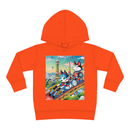 Kitsune Carnival Toddler Pullover Fleece Hoodie
