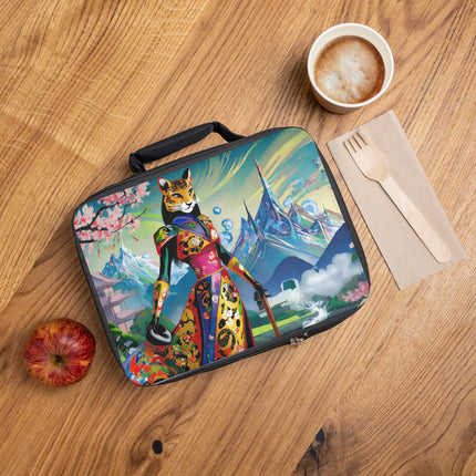 Cyber Cat Glamour Lunch Bag