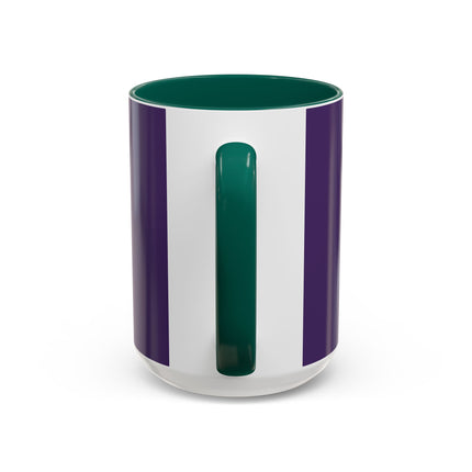 🎿❄️ The Winter Flower Skier Colorful Mug – Art Deco Alpine Fantasy