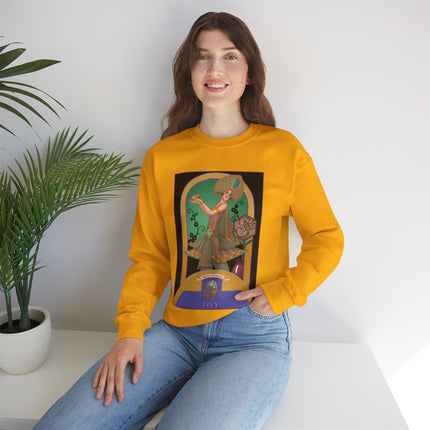 October & Opal, Tourmaline (from the Gem Series) by Sofia Chiostri Heavy Blend™ Crewneck Sweatshirt