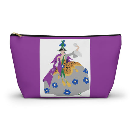 Masquerade Marquise Cosmetic Bag – Art Deco Glamour & Carnival Mystique