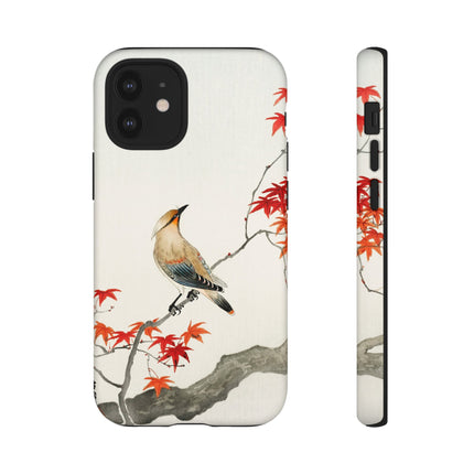 Japanese Bird on Maple by Ohara Koson Phone Cases