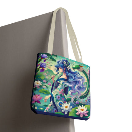 Fairy of the Koi Pond Tote Bag – Mystical Harmony & Pond Enchantment