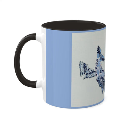 One Thousand Butterflies by Kamisaka Sekka Colorful Mugs, 11oz