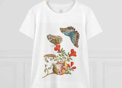 Blue Butterflies and Pomegranate Cotton Tee