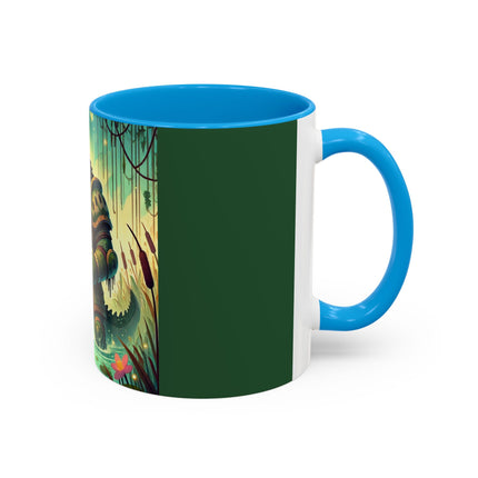 Swamp Tyrant Colorful Mugs (11oz, 15oz)