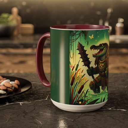 Swamp Tyrant Colorful Mugs (11oz, 15oz)