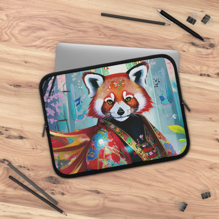 Cybernetic Red Panda Laptop Sleeve