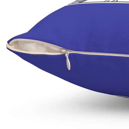Coastal Elegance Spun Polyester Square Pillow