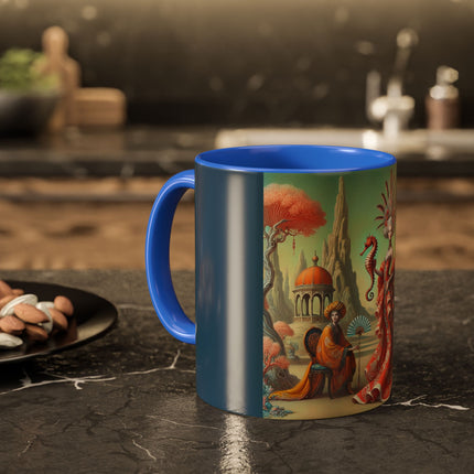 The Seahorse Court Colorful Mugs (11oz, 15oz)
