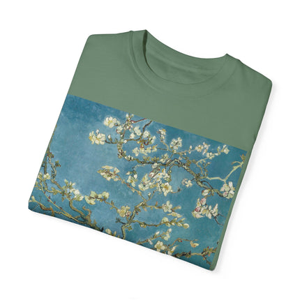 Almond Blossom by Vincent van Gogh Unisex Garment-Dyed T-shirt