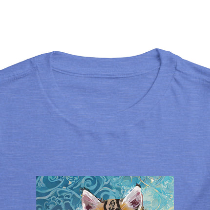 Whiskered Wanderings Toddler Short Sleeve Tee