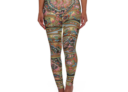 L'Ornement Polychrome by Albert Racine High Waisted Yoga Leggings (AOP)