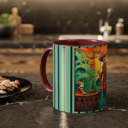 Skeleton Crew of the Misty Seas Colorful Mugs (11oz, 15oz)