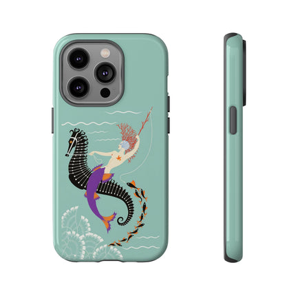 Mermaid on Seahorse Phone Case – Mythic Ocean Grace