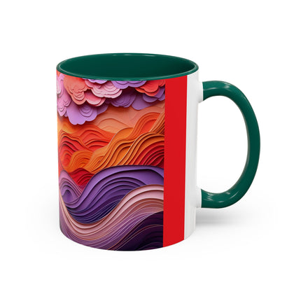 Dramatic Sunset Sky Colorful Mugs (11oz, 15oz)