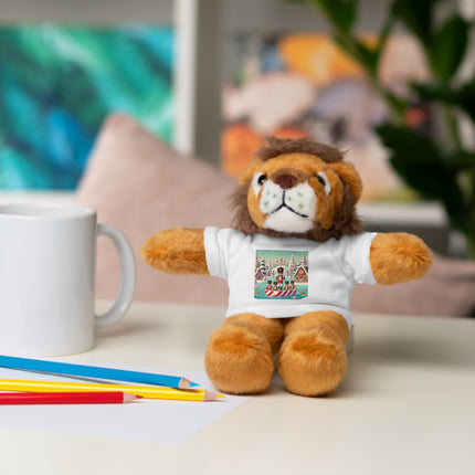 Nutcracker Candy-Striped Adventure Stuffed Animals with Tee
