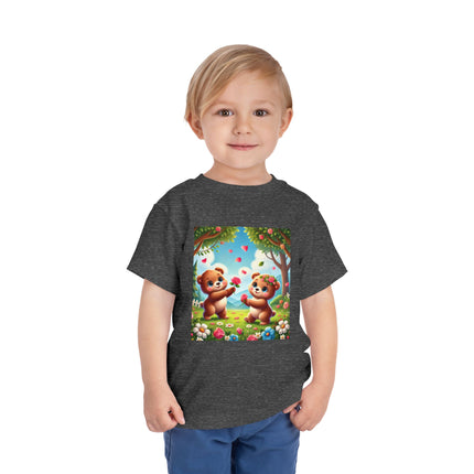 Teddy Bear Friendship Toddler Short Sleeve Tee