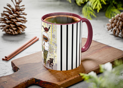 Wrapped in Elegance Colorful Mugs (11oz, 15oz)