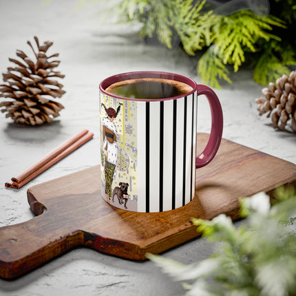 Wrapped in Elegance Colorful Mugs (11oz, 15oz)
