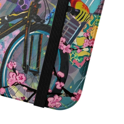 🐸🚵 Cyberpunk Frog Flip Case – High-Tech Adventure & Neon Velocity