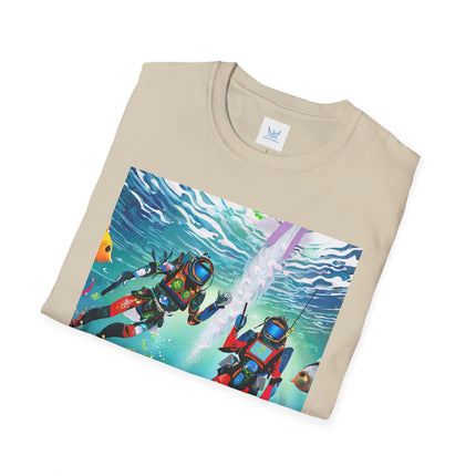 FBI Robot Dive Team Softstyle T-Shirt
