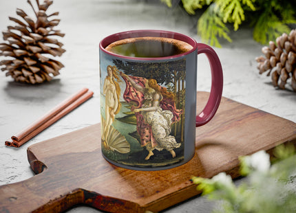 Birth of Venus by Sandro Botticelli Colorful Mugs (11oz, 15oz)