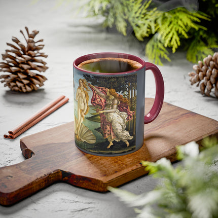 Birth of Venus by Sandro Botticelli Colorful Mugs (11oz, 15oz)