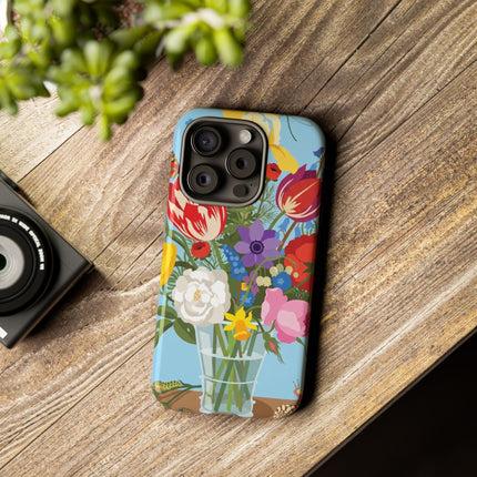 Spring Bouquet Phone Case – Vibrant Blooms & Whimsical Charm