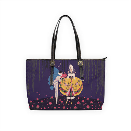 🌹🌙 The Queen Of The Midnight Roses Shoulder Bag – Art Deco Garden Fantasy