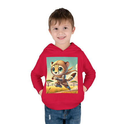 Swift Cheetah Toddler Pullover Fleece Hoodie