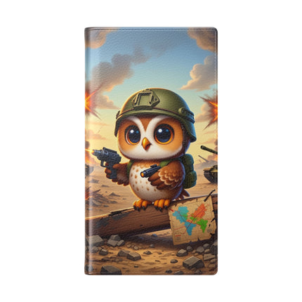 🦉🌟 The Owl on the Front Lines Flip Case – Courage & Quiet Strength