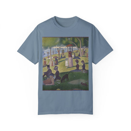 A Sunday on La Grande Jatte by Georges Seurat Unisex Garment-Dyed T-shirt