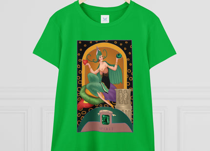 May & Emerald (from the Gem Series) by Sofia Chiostri Women's Midweight Cotton Tee