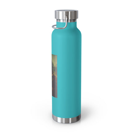 Mona Lisa by Leonardo da Vinci Copper Vacuum Insulated Bottle, 22oz