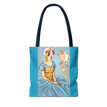 The Enchanting Painter: A Fairy's Artistic Touch Tote Bag (AOP)