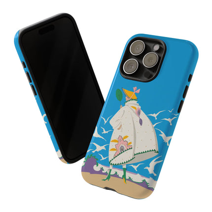 Seaside Wanderer Phone Case – Whimsical Charm & Coastal Delight