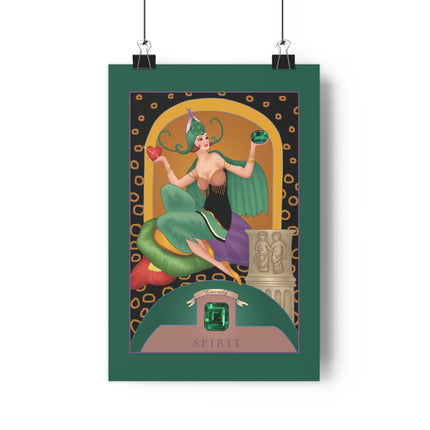 May & Emerald (from the Gem Series) by Sofia Chiostri Giclée Art Print