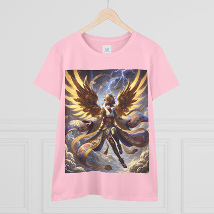 Valkyrie Descending Through Storm Cotton Tee