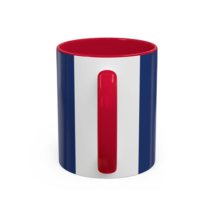 🌙🎿 The Moonlit Christmas Skier Colorful Mug – Whimsical Holiday Fantasy