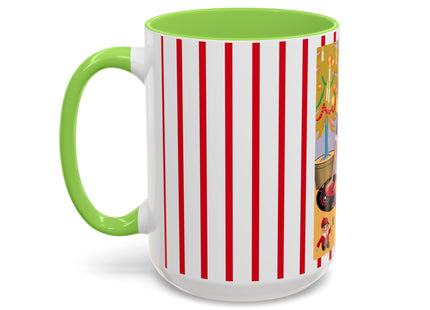 Art Deco Christmas Colorful Mugs (11oz, 15oz)