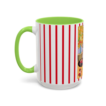 Art Deco Christmas Colorful Mugs (11oz, 15oz)